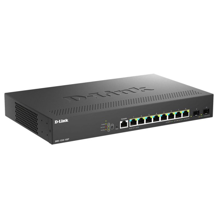 Switch Gestionable D-link Dms-1250-10sp 8x Multigigabit 2.5g Poe+ 2x10g Sfp+ 240w