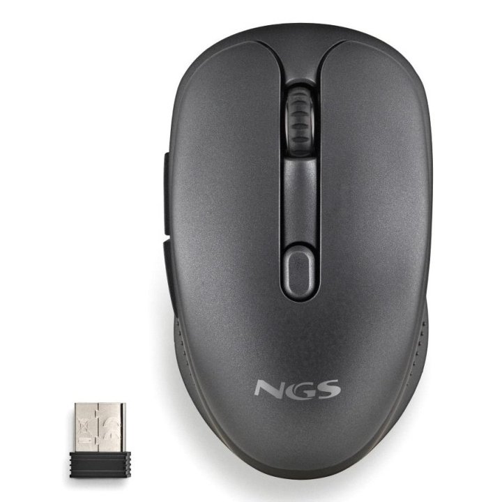 Mouse Ngs Evo Peep Laser Inalambrico Multimodo Recargable  Y Silencioso