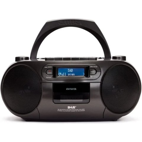Radio Cd Bluetooth Portable Aiwa Boombox Bbtc-660dab Black Radio 6w Rms Bt Radio Fm Mp3 Casetes Usb Y Jack 3.5