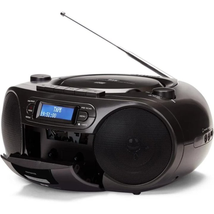 Radio Cd Bluetooth Portable Aiwa Boombox...
