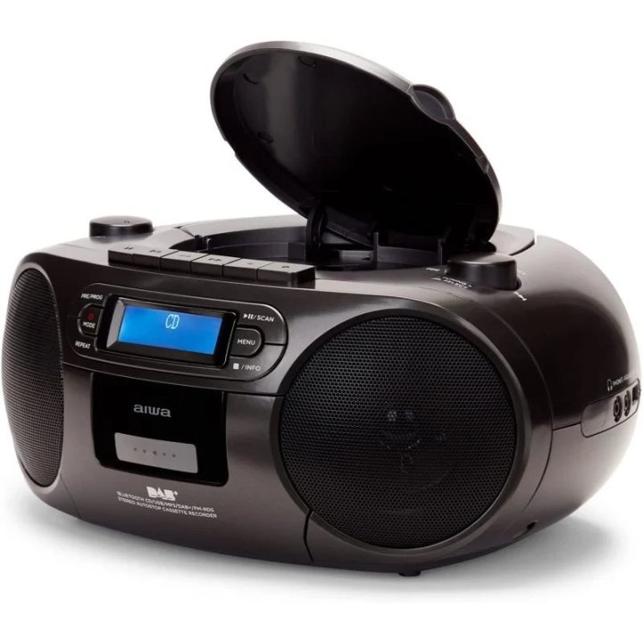 Radio Cd Bluetooth Portable Aiwa Boombox...