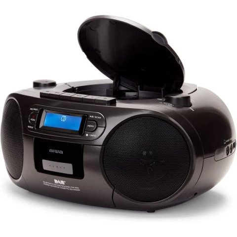 Radio Cd Bluetooth Portable Aiwa Boombox...