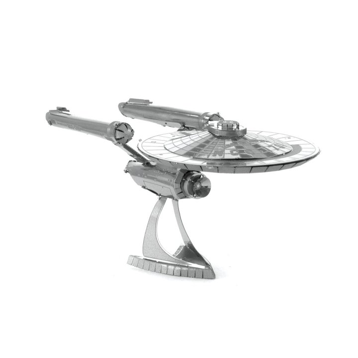 Maqueta 3d Metal Fascinations Star Trek Uss Enterprise Ncc-1701 Montaje Sin Pegamento Ni Soldadura