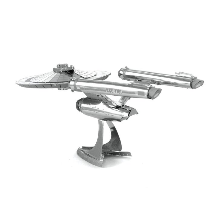 Maqueta 3d Metal Fascinations Star Trek Uss Enterprise Ncc-1701 Montaje Sin Pegamento Ni Soldadura