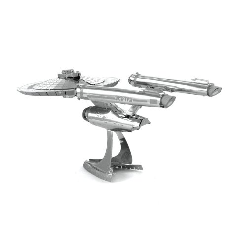 Maqueta 3d Metal Fascinations Star Trek Uss Enterprise Ncc-1701 Montaje Sin Pegamento Ni Soldadura