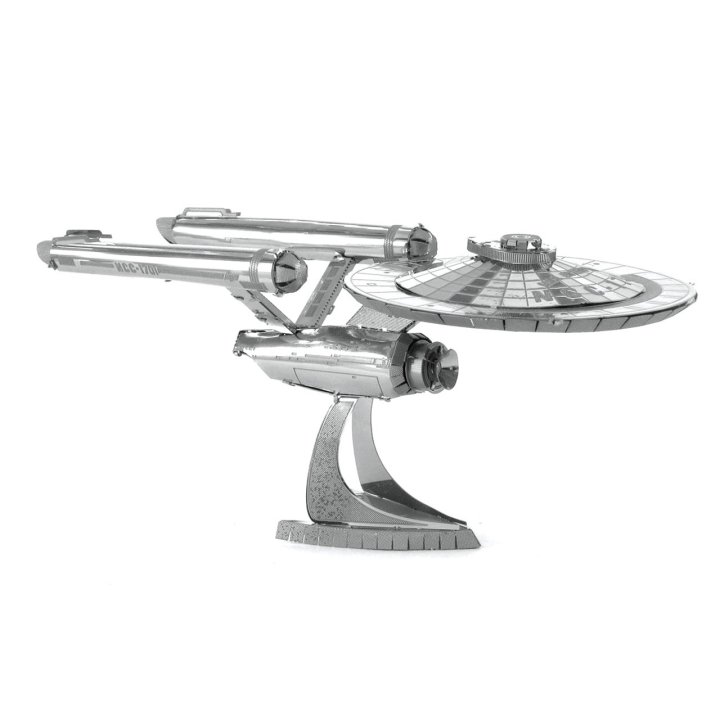 Maqueta 3d Metal Fascinations Star Trek Uss Enterprise Ncc-1701 Montaje Sin Pegamento Ni Soldadura