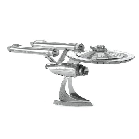Maqueta 3d Metal Fascinations Star Trek Uss Enterprise Ncc-1701 Montaje Sin Pegamento Ni Soldadura