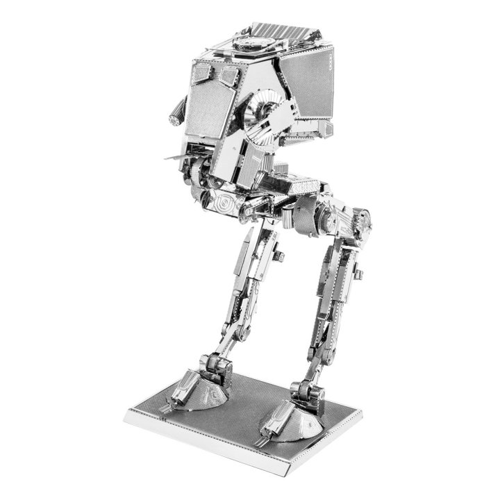 Maqueta 3d Metal Fascinations Star Wars At-st Montaje Sin Pegamento Ni Soldadura Maquetas 3d