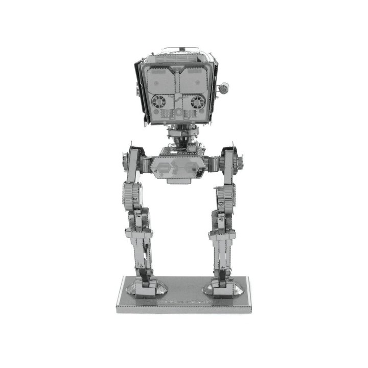 Maqueta 3d Metal Fascinations Star Wars At-st Montaje Sin Pegamento Ni Soldadura Maquetas 3d