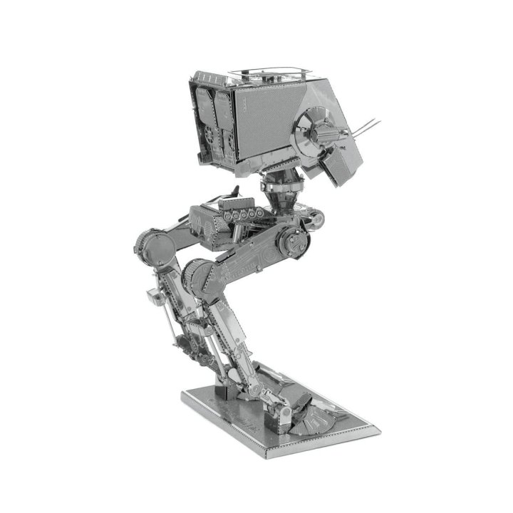 Maqueta 3d Metal Fascinations Star Wars At-st Montaje Sin Pegamento Ni Soldadura Maquetas 3d