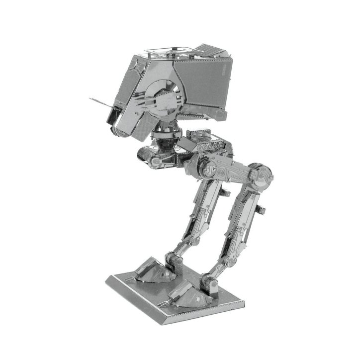 Maqueta 3d Metal Fascinations Star Wars At-st Montaje Sin Pegamento Ni Soldadura Maquetas 3d