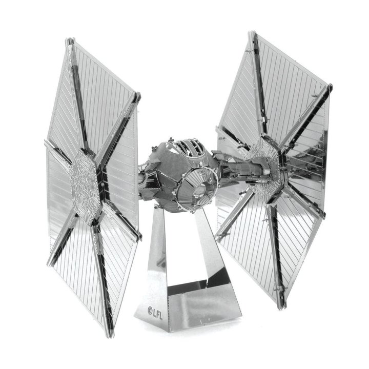 Maqueta 3d Metal Fascinations Star Wars Imperial Tie Fighter Montaje Sin Pegamento Ni Soldadura