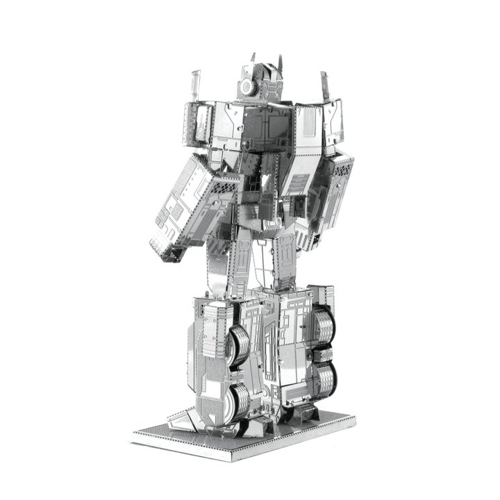 Maqueta 3d Metal Fascinations Optimus Prime Transformers Montaje Sin Pegamento Ni Soldadura 