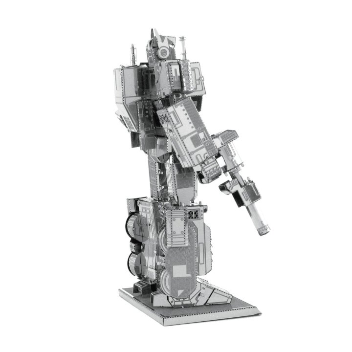 Maqueta 3d Metal Fascinations Optimus Prime Transformers Montaje Sin Pegamento Ni Soldadura 