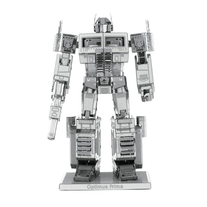 Maqueta 3d Metal Fascinations Optimus Prime Transformers Montaje Sin Pegamento Ni Soldadura 
