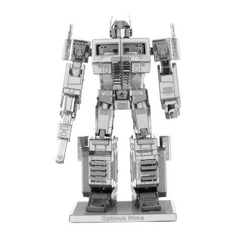 Maqueta 3d Metal Fascinations Optimus Prime Transformers Montaje Sin Pegamento Ni Soldadura 