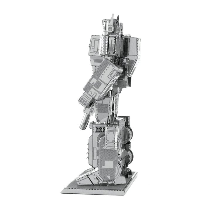 Maqueta 3d Metal Fascinations Optimus Prime Transformers Montaje Sin Pegamento Ni Soldadura 