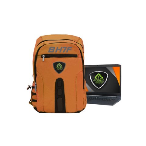 Mochila Gaming Keep Out Bk7 Full Orange Para Portatiles 15,6" Con Multiples Bolsillos