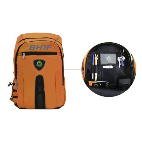 Mochila Gaming Keep Out Bk7 Full Orange Para Portatiles 15,6" Con Multiples Bolsillos