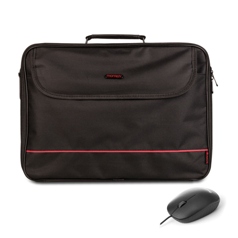 Maletin De Portatil 16" Ngs Bureau Kit Maletin Passenger 
+raton Optico Usb Fog Negro 
