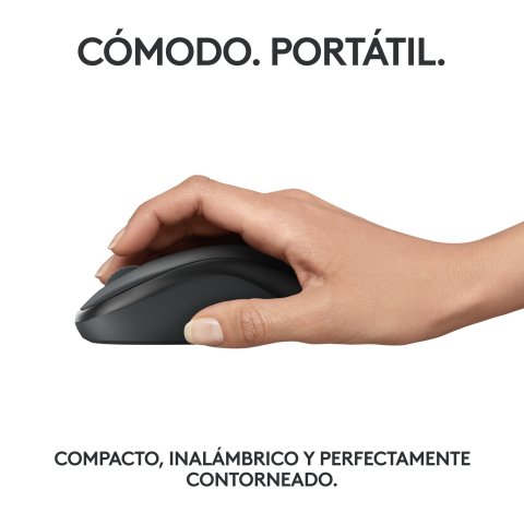 Mouse Logitech Bluetooth M240 Silent 3 Botones Ccolor Negro