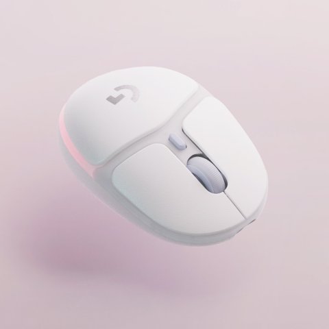 Mouse Logitech Bluetooth G705 Rgb 8200 Dpi 6 Botones Color Blanco