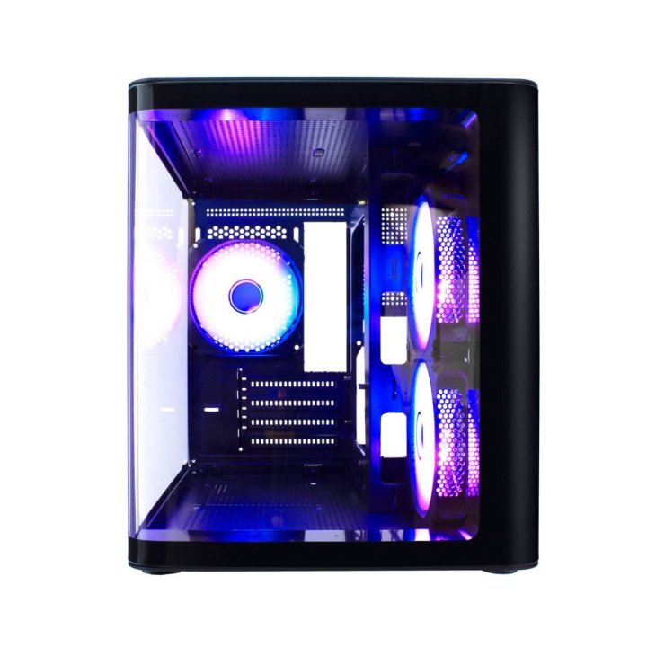 Caja Pc Gaming Gm Vision Coolbox Coo-cha-gm100-0 Compatible Con Placas Matx Y Mini Itx Grafica Hasta 340mm