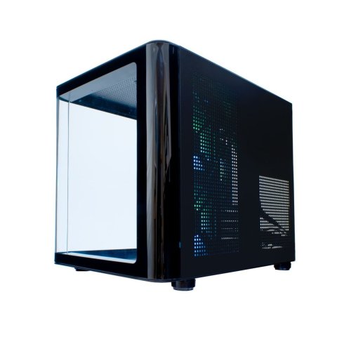 Caja Pc Gaming Gm Vision Coolbox Coo-cha-gm100-0 Compatible Con Placas Matx Y Mini Itx Grafica Hasta 340mm