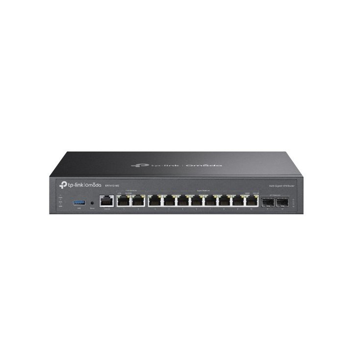 Router Vpn Tp-link Er7412-m2 Gigabit Omada Wan 2x2.5 8xrj45 Gb 2xsfp Gb 1xusb3.0 Cpu 4 Nucleos