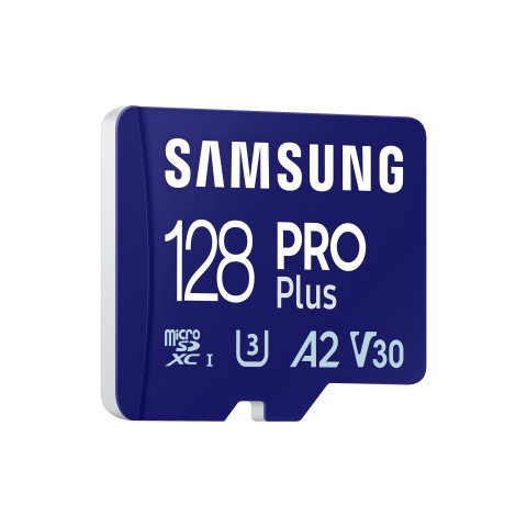 Memoria Sd Micro 128gb Samsung Sdxc Pro Plus Clase V30 Con Adaptador A Sd Mb-md128sa eu