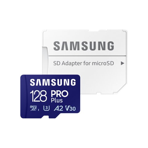 Memoria Sd Micro 128gb Samsung Sdxc Pro Plus Clase V30 Con Adaptador A Sd Mb-md128sa eu