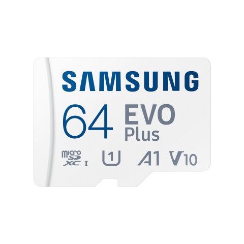 Memoria Sd Micro 64gb Samsung Sdxc Evo Plus Clase 10 Con Adaptador A Sd Mb-mc64sa eu