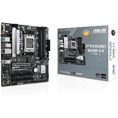 Pb Asus Prime B650m-a Ii Csm Skt Am5 Matx 4xddr5 Usb-c Eth 2.5gb Dp Vga Hdmi Usb 3.2 