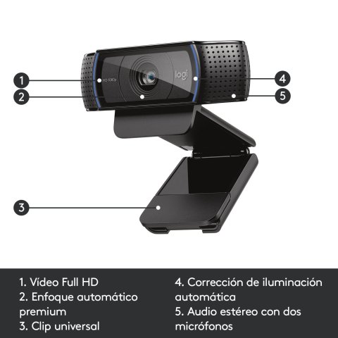 Camara Logitech Webcam C920 P n 960-001055