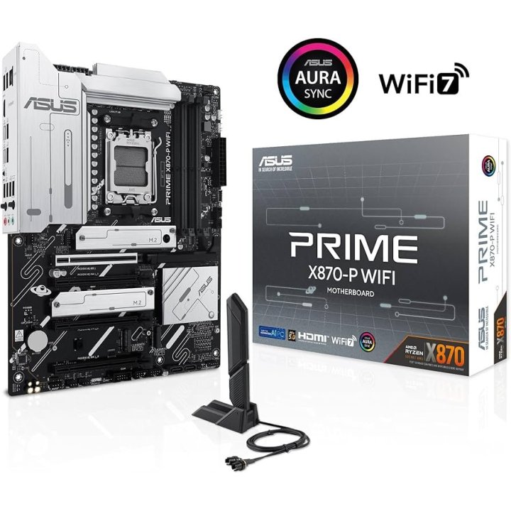 Pb Asus Prime X870-p Ams Skt Am5 Atx Ddr5-sdram 8000mhz Displayport 1,4 Hdmi Usb 3,2 Usb 2,2