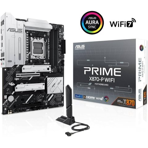 Pb Asus Prime X870-p Ams Skt Am5 Atx Ddr5-sdram 8000mhz Displayport 1,4 Hdmi Usb 3,2 Usb 2,2