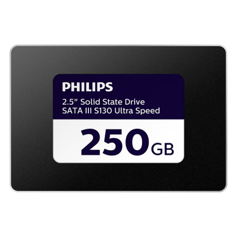 Disco Ssd Sata3 250gb Philips Fm25ss130b S130 Ultra Speed Lectura 550mb/s Escritura 500mb/s Fm25ss130b
