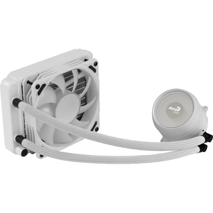 Sistema De Refrigeracion Liquida Aerocool Mirage L120 White 1x12cm Infinity Mirror Rgb-a (adressable) Tpd 200w Para Procesado