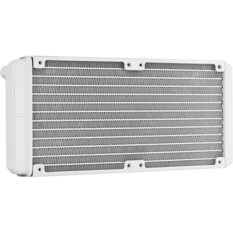 Sistema De Refrigeracion Liquida Aerocool Mirage L240 White 2x12cm Infinity Mirror Rgb-a (adressable) Tpd 400w Para Procesado
