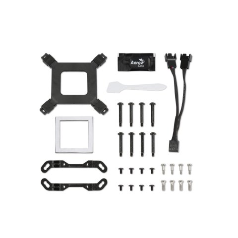 Sistema De Refrigeracion Liquida Aerocool Mirage L240 White 2x12cm Infinity Mirror Rgb-a (adressable) Tpd 400w Para Procesado