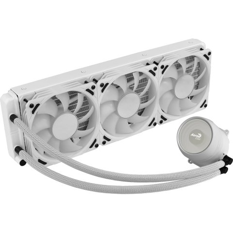 Sistema De Refrigeracion Liquida Aerocool Mirage L360 White 3x12cm Infinity Mirror Rgb-a (adressable) Tdp 550w Para Procesado