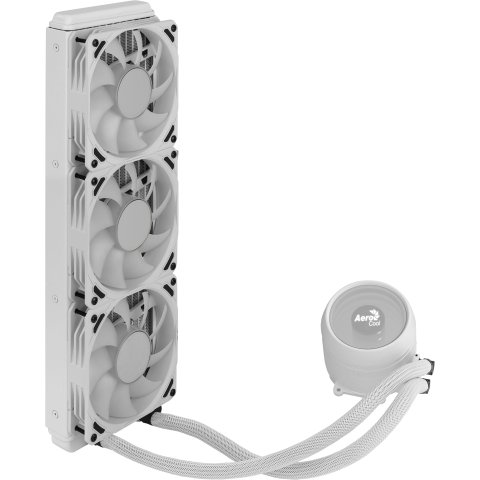 Sistema De Refrigeracion Liquida Aerocool Mirage L360 White 3x12cm Infinity Mirror Rgb-a (adressable) Tdp 550w Para Procesado