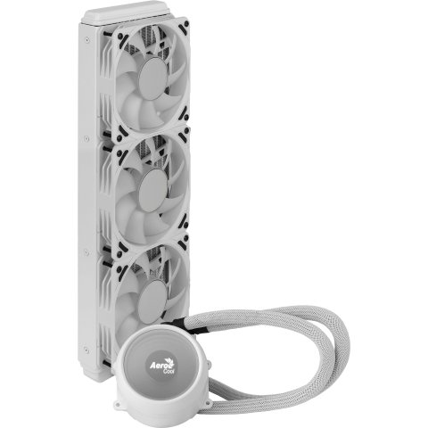 Sistema De Refrigeracion Liquida Aerocool Mirage L360 White 3x12cm Infinity Mirror Rgb-a (adressable) Tdp 550w Para Procesado