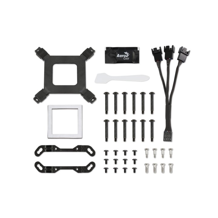Sistema De Refrigeracion Liquida Aerocool Mirage L360 White 3x12cm Infinity Mirror Rgb-a (adressable) Tdp 550w Para Procesado
