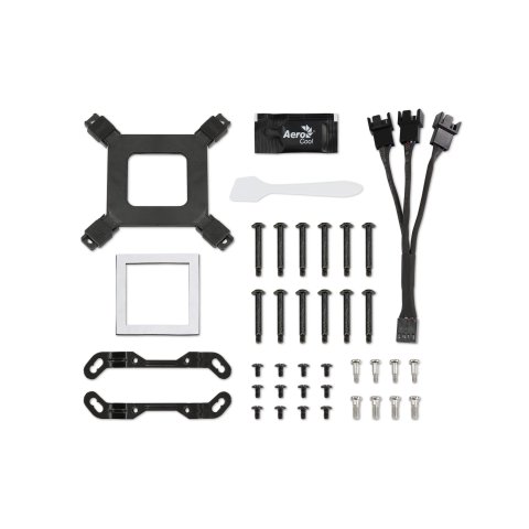 Sistema De Refrigeracion Liquida Aerocool Mirage L360 White 3x12cm Infinity Mirror Rgb-a (adressable) Tdp 550w Para Procesado