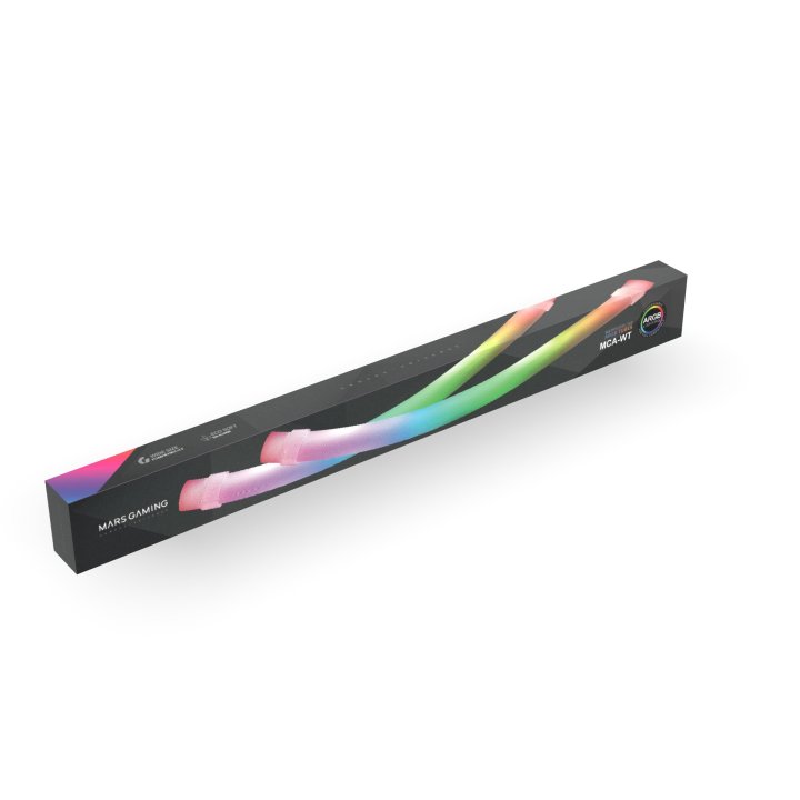 Fundas Argb Mars Gaming Para Tubos De Refrigeracion Liquida Mca-wt