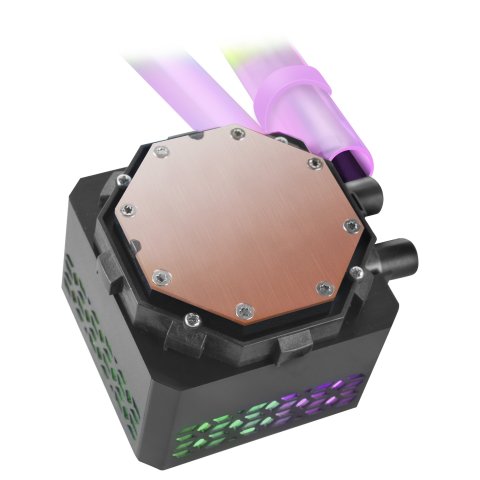 Sistema De Refrigeracion Liquida Mars Gaming Ml-ultra360 Black 3x12cm Iluminacion Argb (adressable) Tpd 650w Para Procesadore