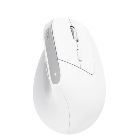 Mouse Trust Wireless Ergo Bayoii+ 25399 Multidispositivo Rf 2.4ghz Y 2xbt Dpi Ajustable 800-2400ppp 6 Botones Carga Usb-c Bla