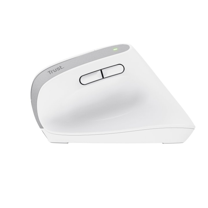 Mouse Trust Wireless Ergo Bayoii+ 25399 Multidispositivo Rf 2.4ghz Y 2xbt Dpi Ajustable 800-2400ppp 6 Botones Carga Usb-c Bla
