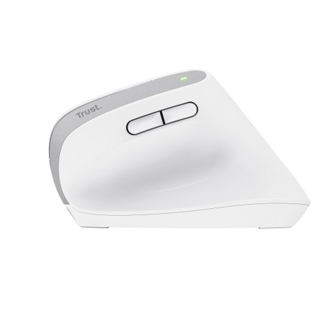 Mouse Trust Wireless Ergo Bayoii+ 25399 Multidispositivo Rf 2.4ghz Y 2xbt Dpi Ajustable 800-2400ppp 6 Botones Carga Usb-c Bla